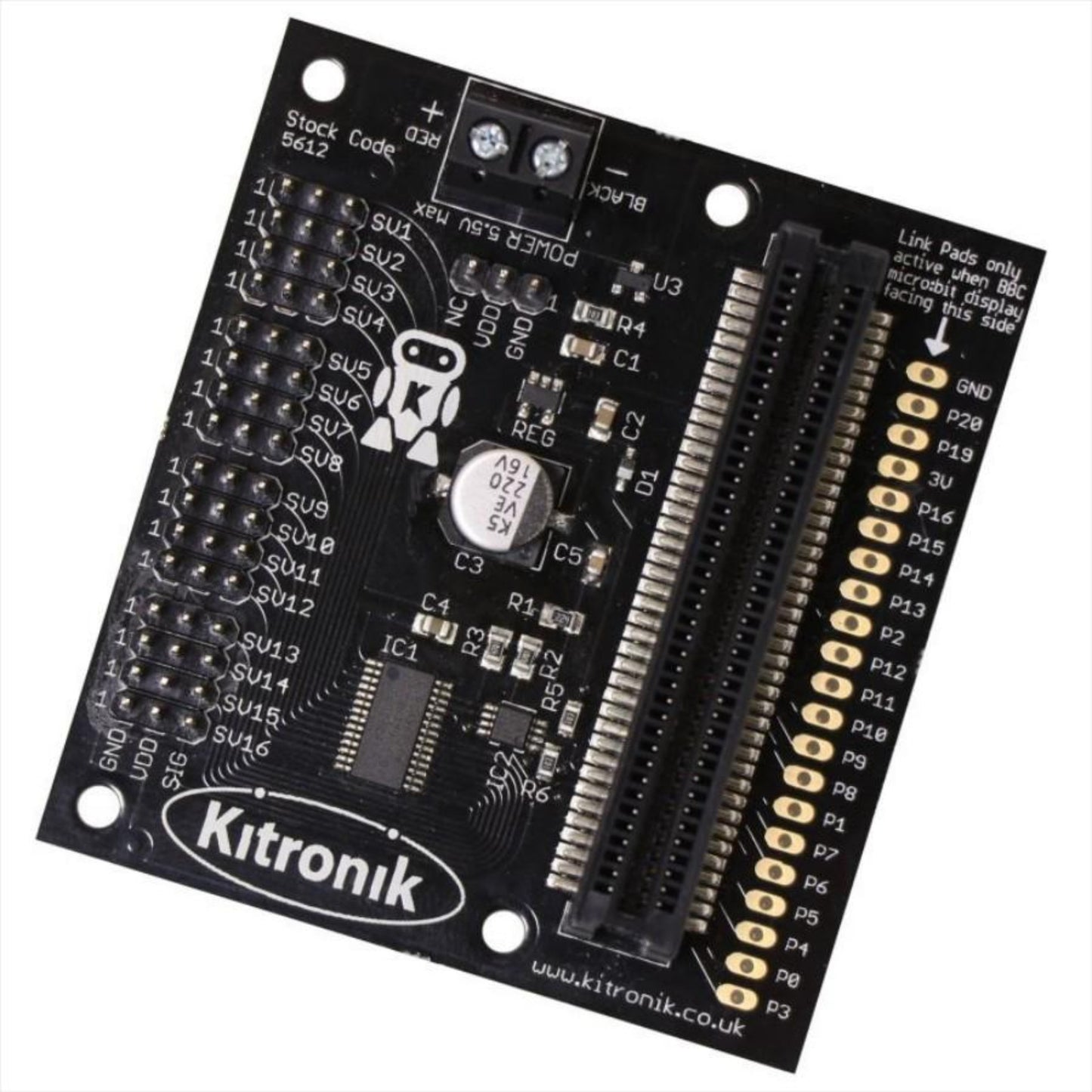 Servo Driver Board for the micro:bit