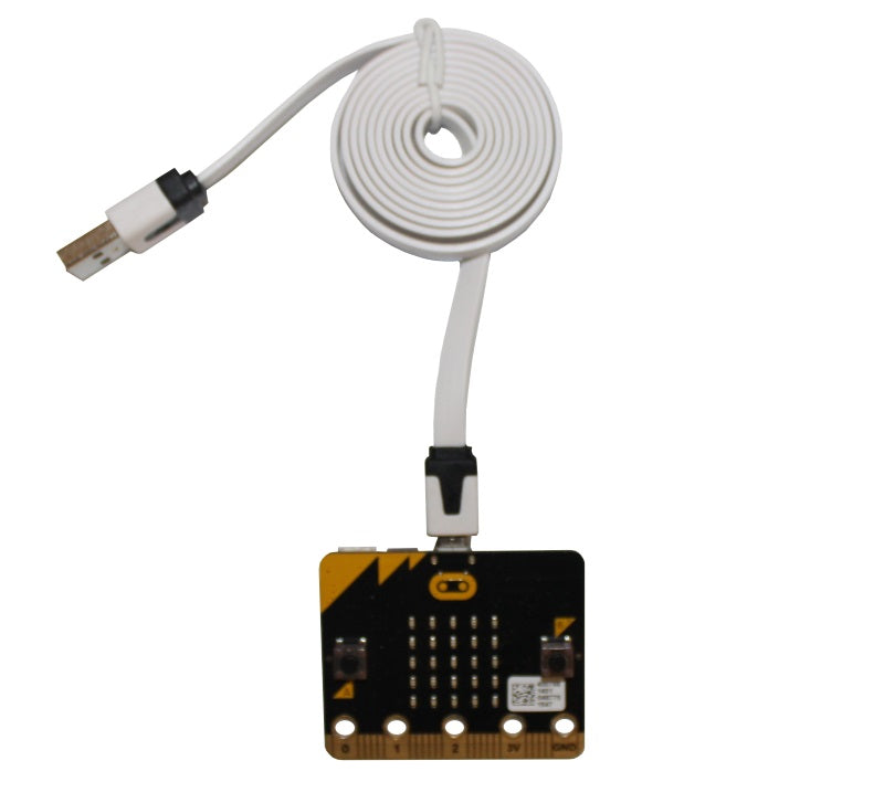 Kitronik 1m USB Type-A to Micro-B USB Noodle Cable