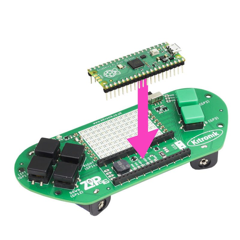 Kitronik ZIP96 Retro Gamer for Raspberry Pi Pico