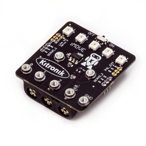 Kitronik Servo:Lite board for :MOVE mini