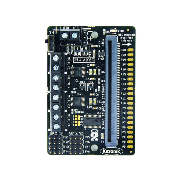 Compact All-In-One Robotics Board for micro:bit
